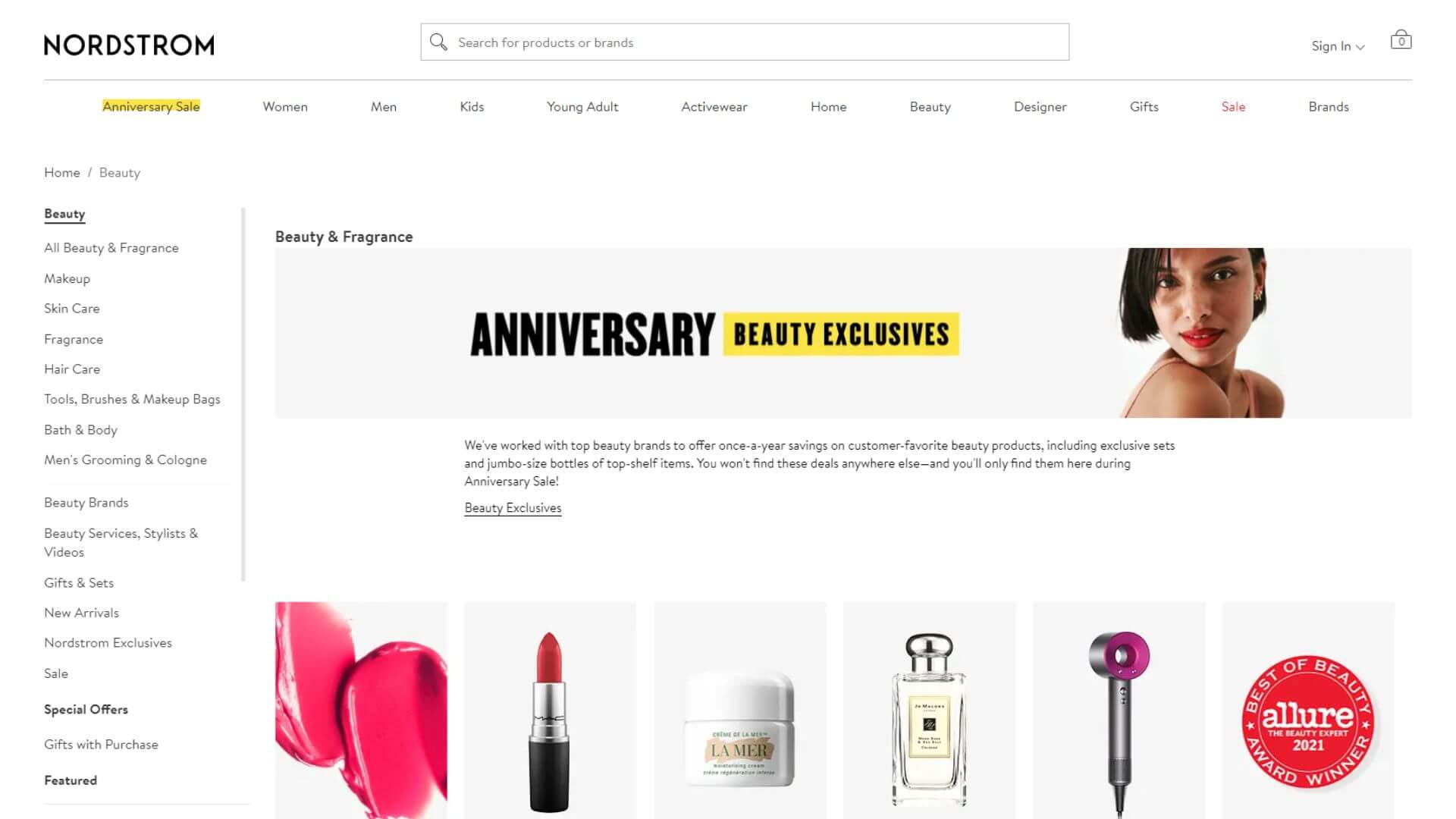 nordstrom beauty stores usa online retailers