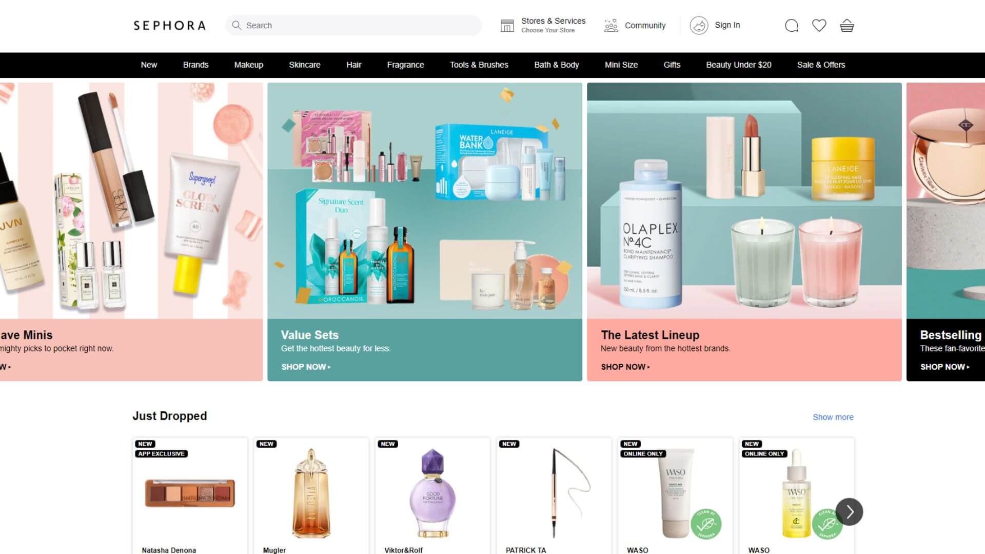 sephora beauty stores usa online retailers